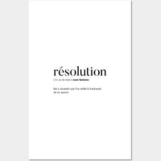 Résolution Posters and Art